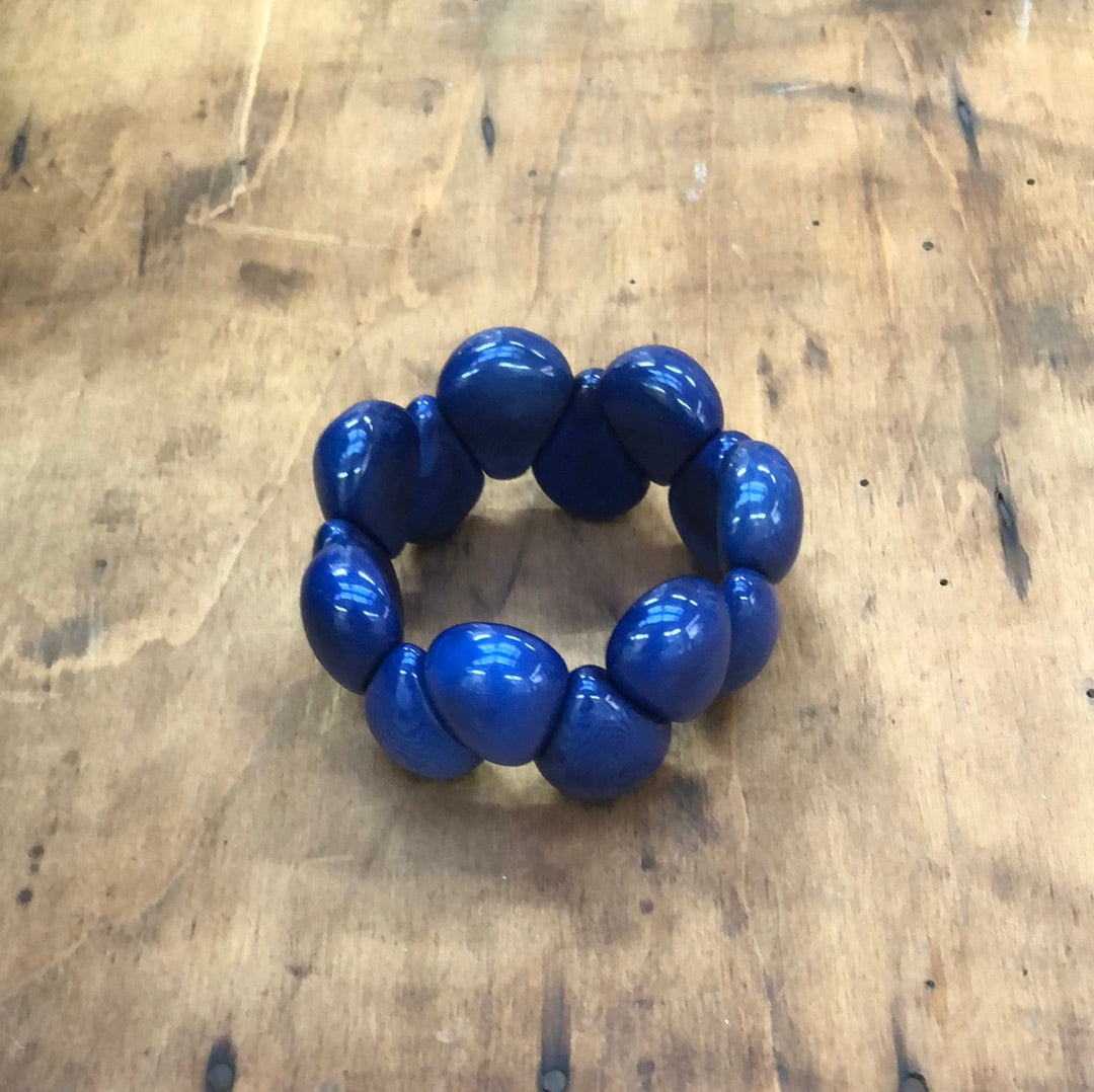 Tagua Bracelet PEGRIMA Navy Blue