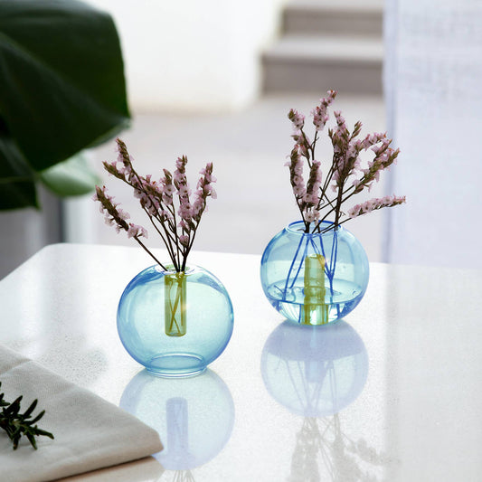 Block Design - Mini Bubble Glass Vase