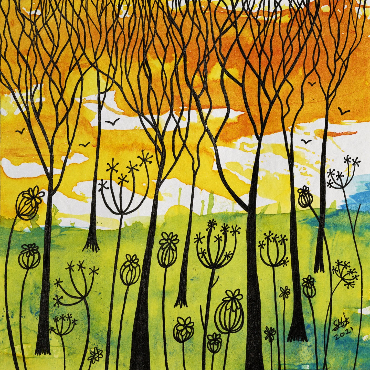 Grow Tall - Original (SOLD)