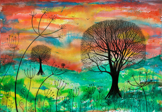 Downland Frolic (Original Sold)