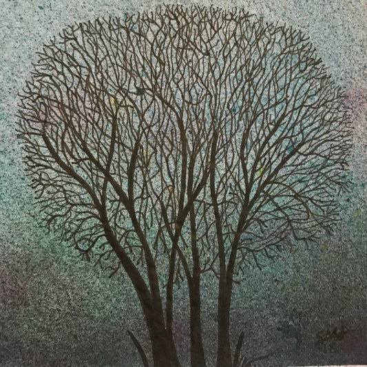 Winter Trees at Dusk - Gigglewick Gallery