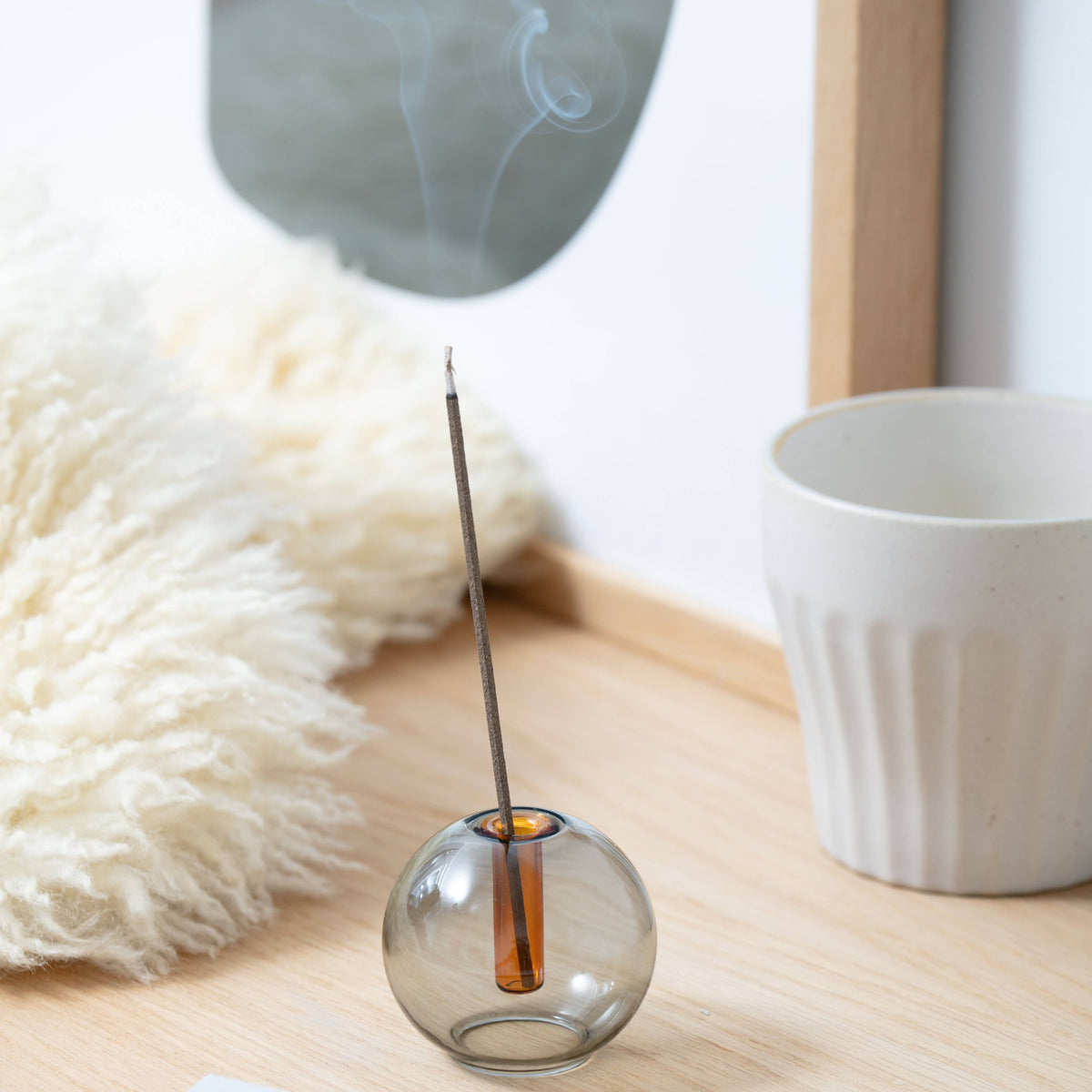 Block Design - Mini Bubble Glass Vase