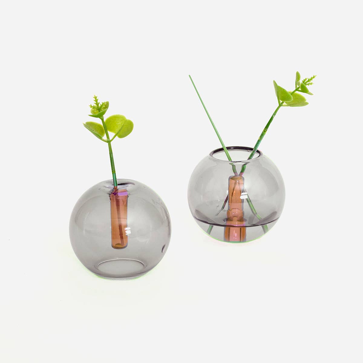 Block Design - Mini Bubble Glass Vase