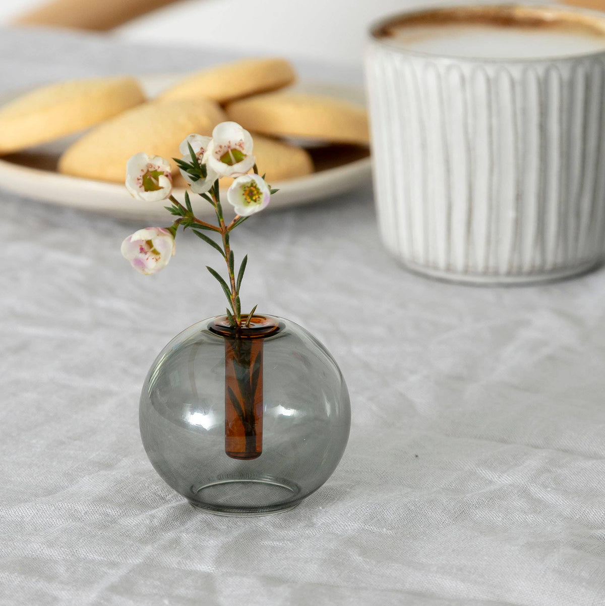 Block Design - Mini Bubble Glass Vase