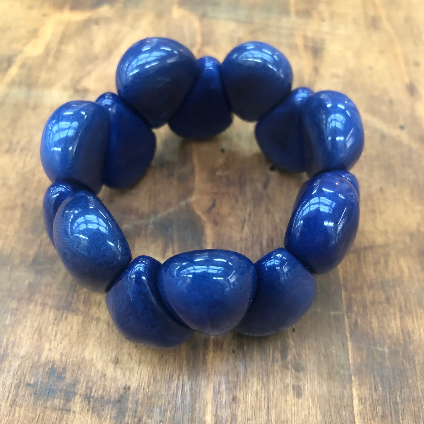 Tagua Bracelet PEGRIMA Navy Blue