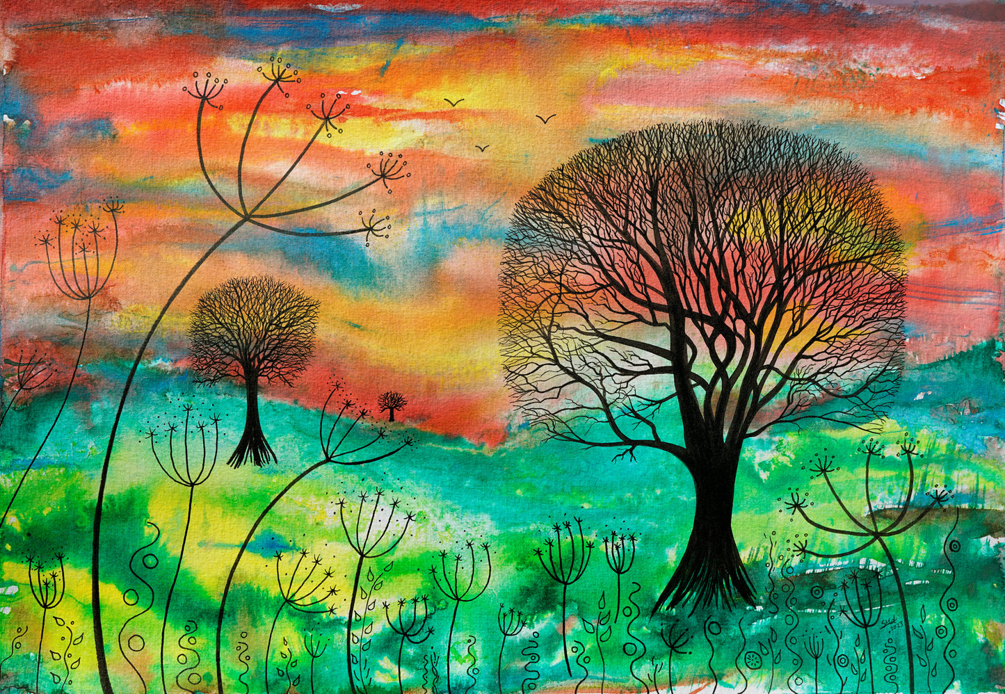 Downland Frolic (Original Sold)