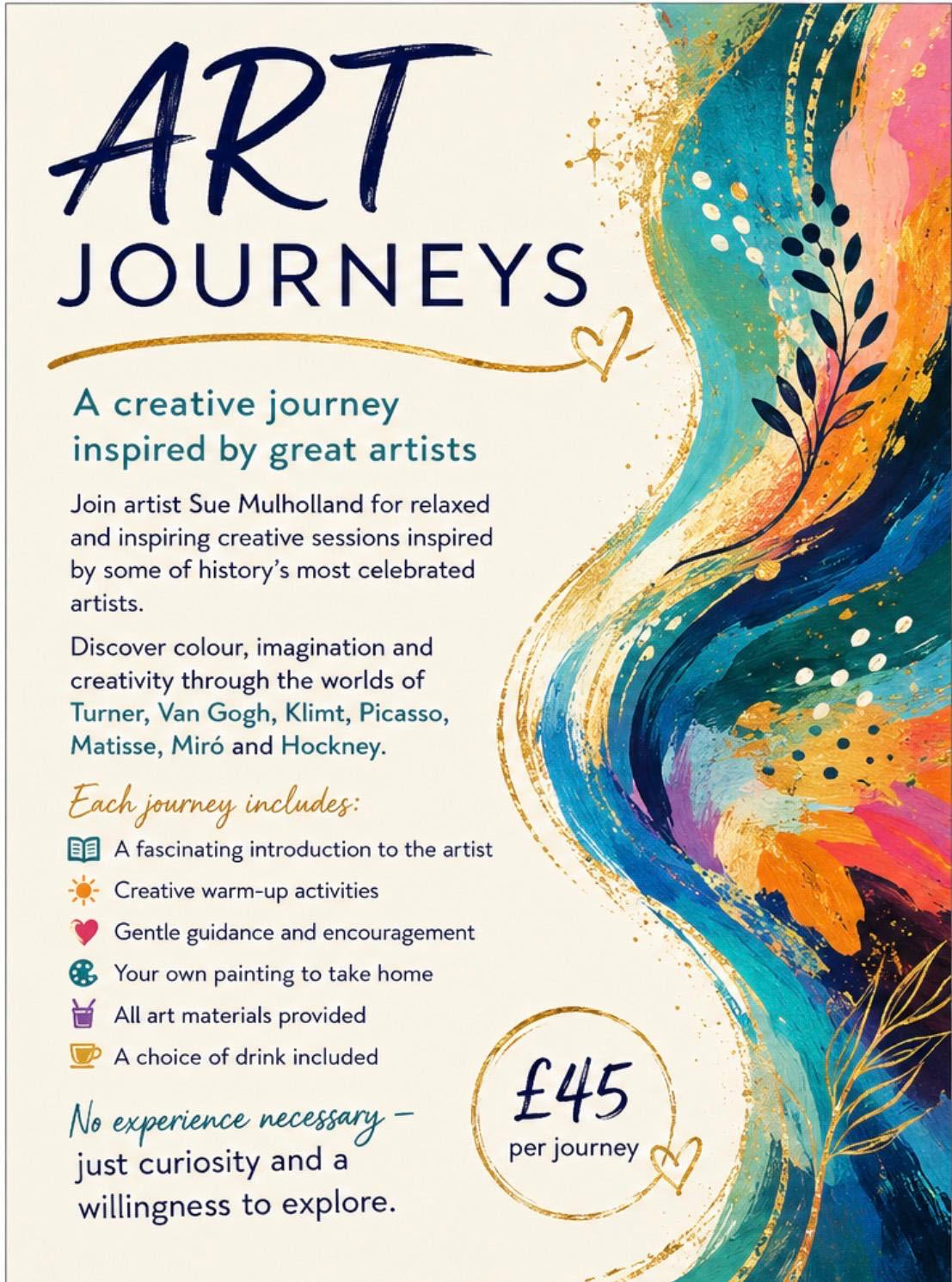 Art Journeys - inspired by celebrated artists