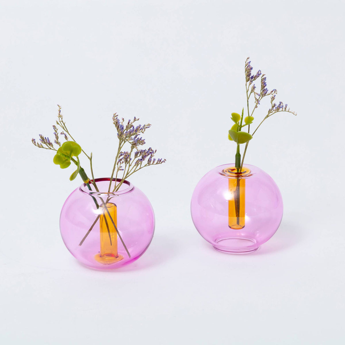 Block Design - Mini Bubble Glass Vase