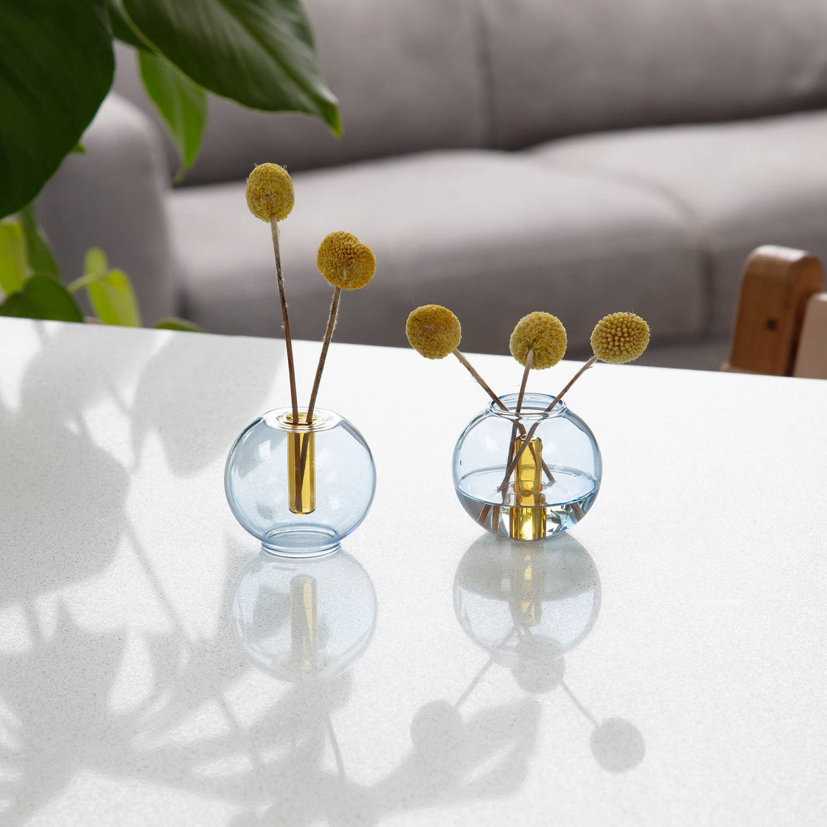 Block Design - Mini Bubble Glass Vase