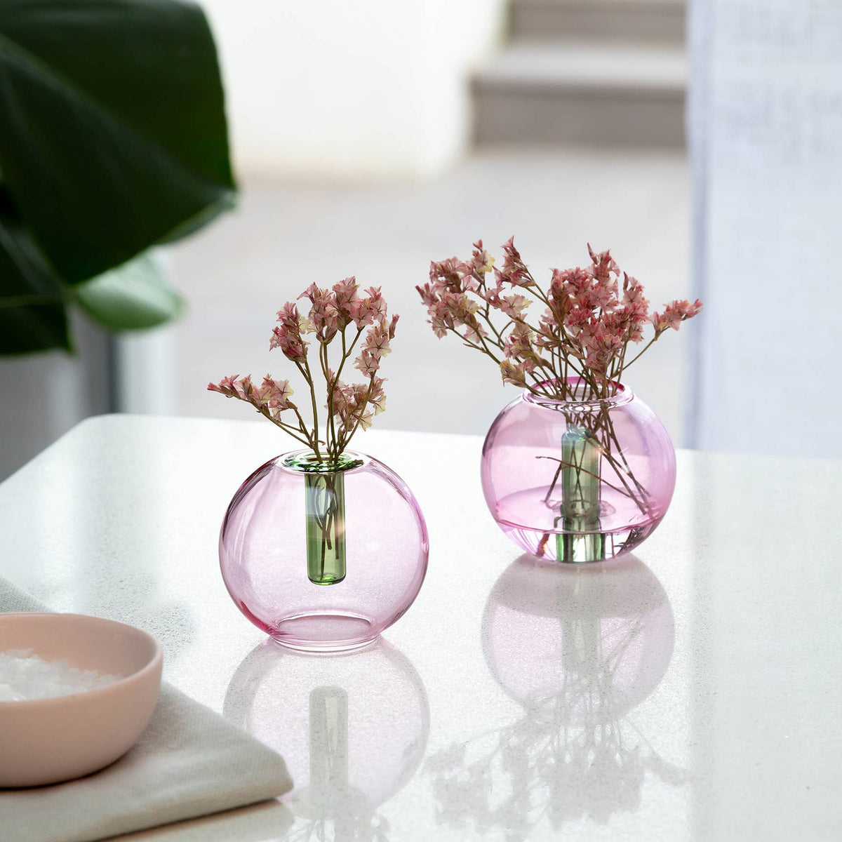 Block Design - Mini Bubble Glass Vase