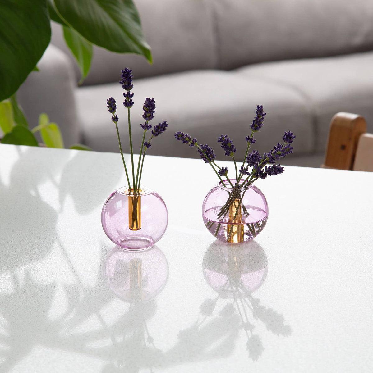 Block Design - Mini Bubble Glass Vase