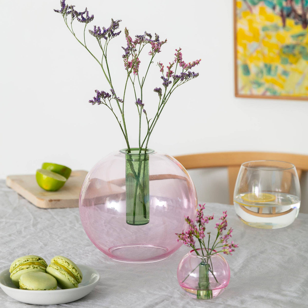 Block Design - Mini Bubble Glass Vase