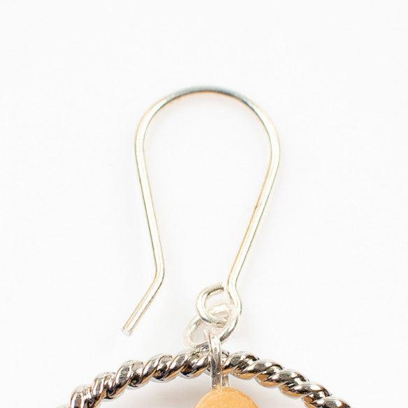 NODOVA - Thais Earrings - Saffron Yellow / Prairie Green - Gigglewick Gallery